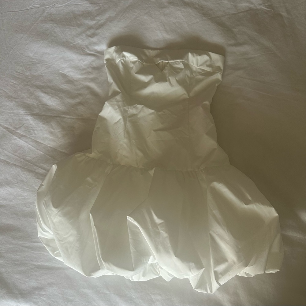 Strapless Mini Bubble Dress
